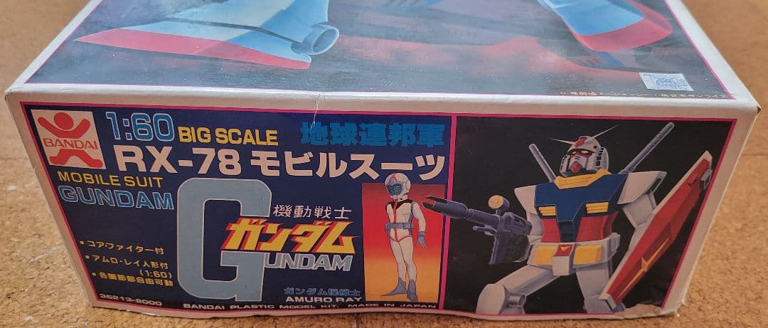 バンダイ 1/60スケール ガンダム 旧キット 旧バンザイロゴ ガンプラ