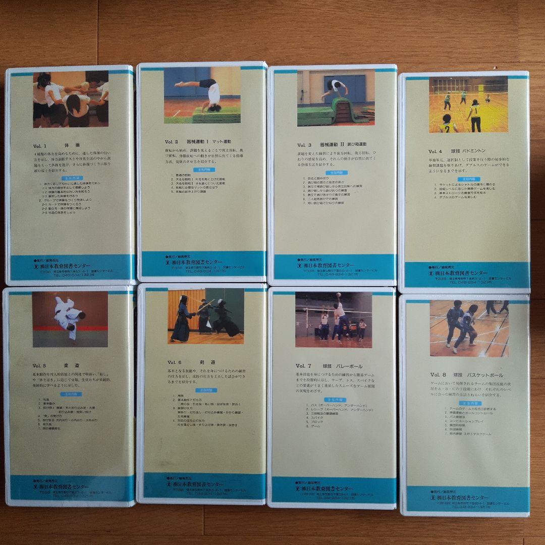 中学校体育実践指導全集 全10巻と別巻・VHSビデオ8巻セット