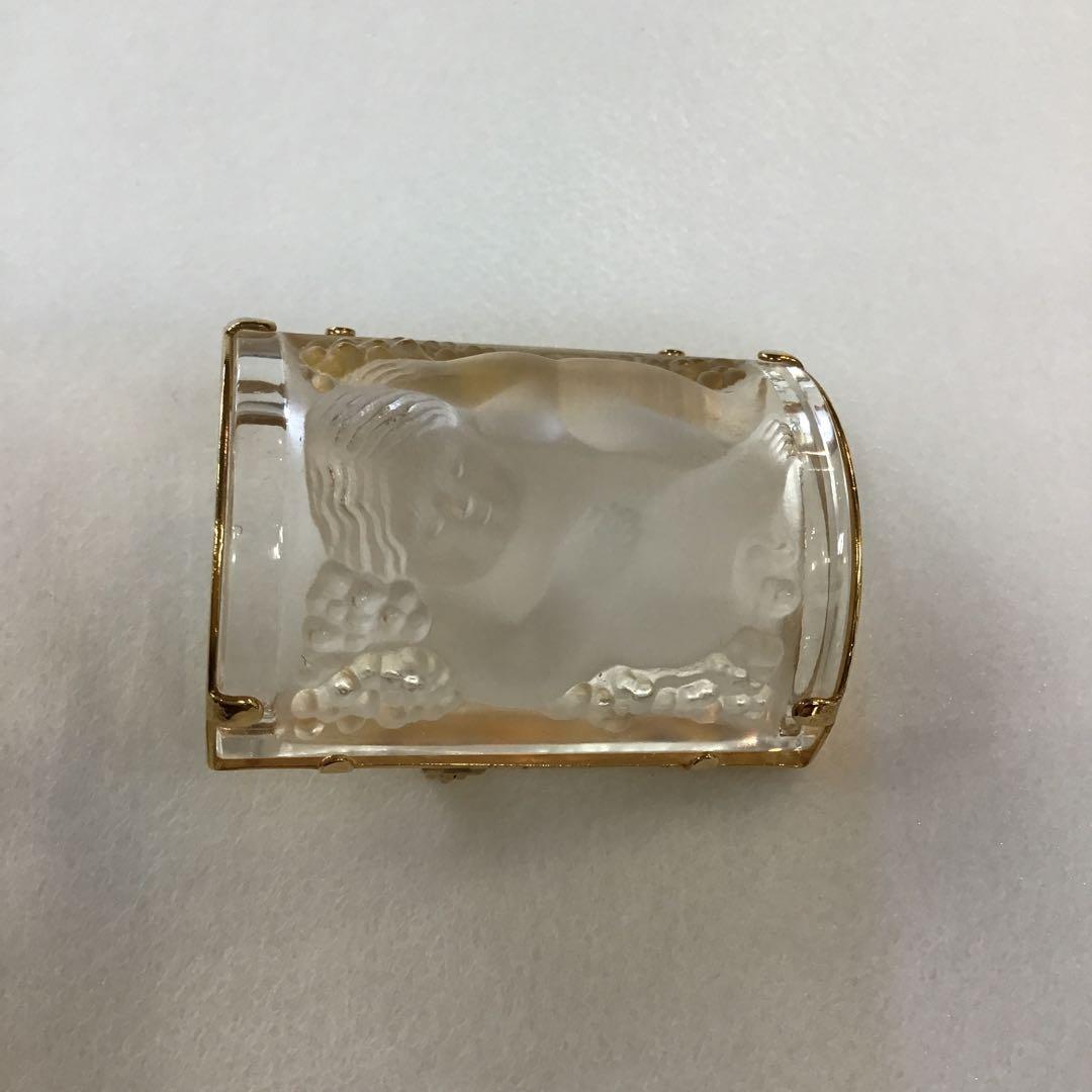 ヒロリン様専用 ラリック ブローチ アンファンエンジェル