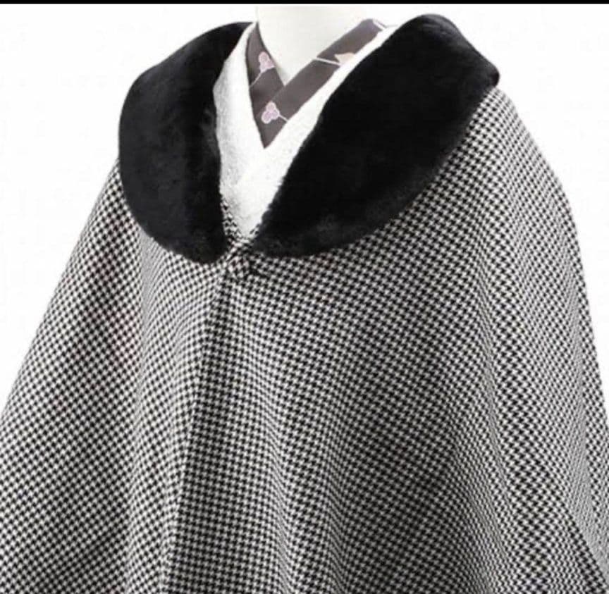 う*ら様 ナカノヒロミチ 着物コート ケープ マント 和装付きポンチョ