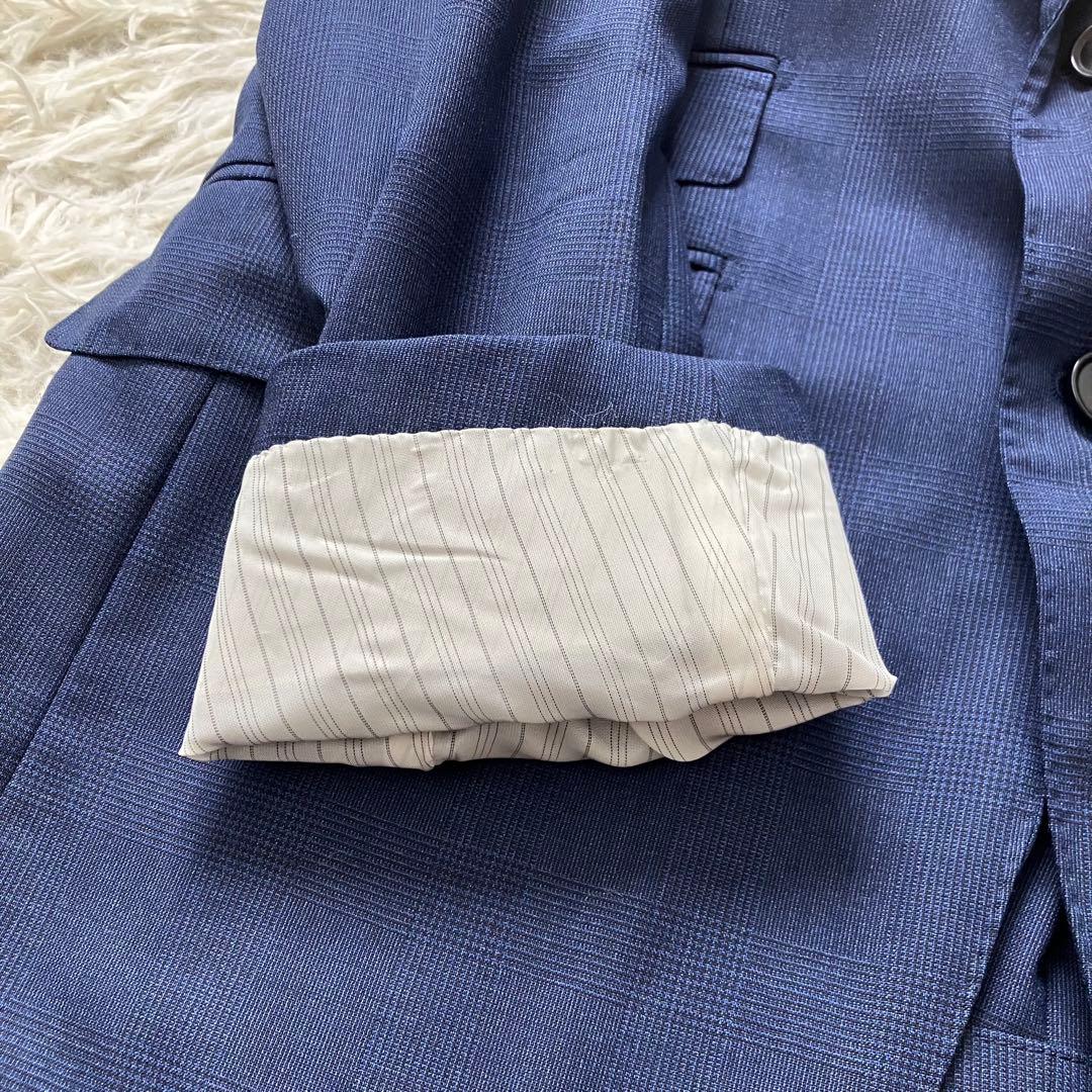 《極美品早い者勝ち》グリーンレーベルリラクシングスーツセットアップネイビー