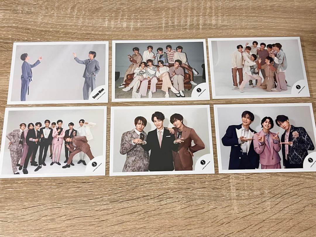 SnowMan 公式写真 集合・混合 ましかくフォト まとめ売り - メルカリ