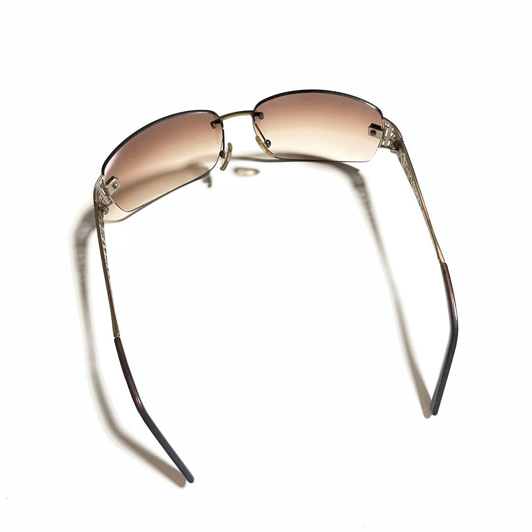 FENDI フェンディ ズッカ柄 ブラウン ゴールド サングラス - メルカリ