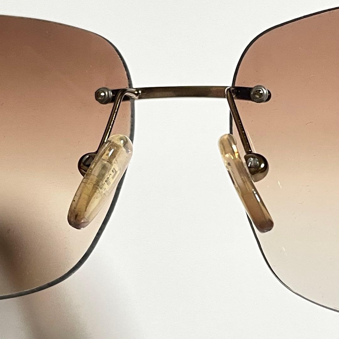 FENDI フェンディ ズッカ柄 ブラウン ゴールド サングラス - メルカリ