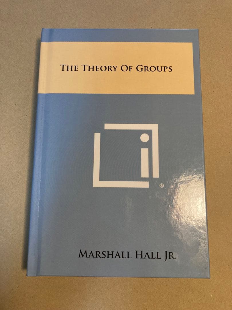 洋書 The Theory Of Groups by Marshall Hall Jr The Theory of Groups – Dover Publications