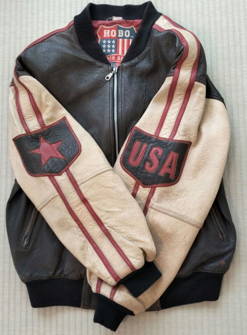 レア物】NorthBeachLeather ノースビーチレザー 皮スタジャン - メルカリ