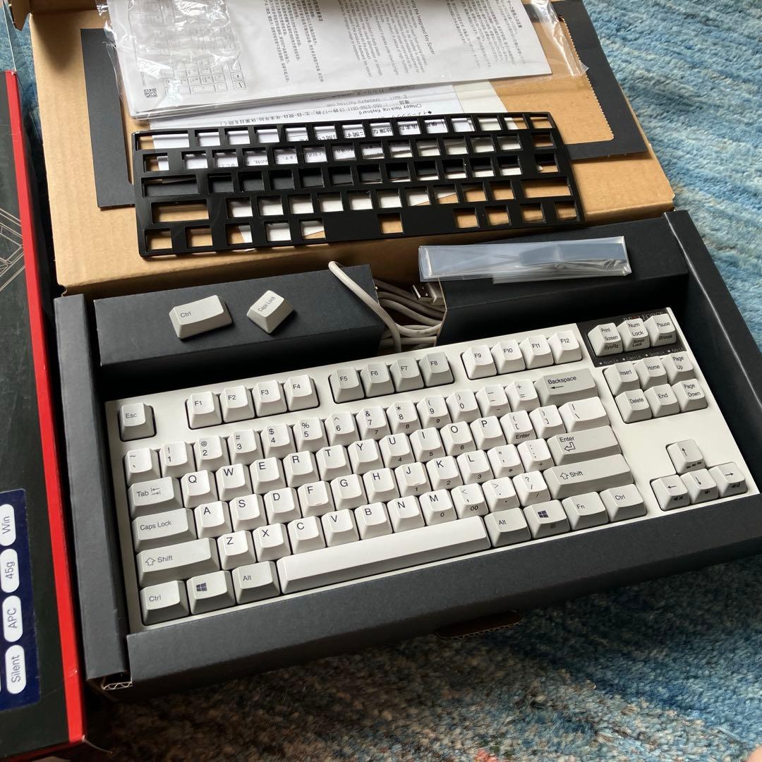 Realforce R2 TKL 英語配列 45g PFU Limited Topre Realforce R2 Limited Edition Black TKL Dye Sub PBT Keyboard