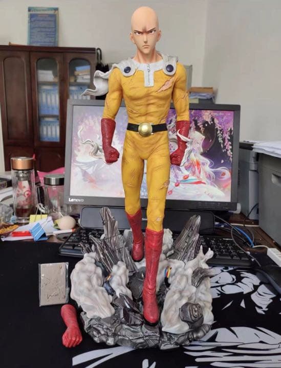 ワンパンマン ハゲマント 1/4 ガレージキット ガレキ スタチュー⑤