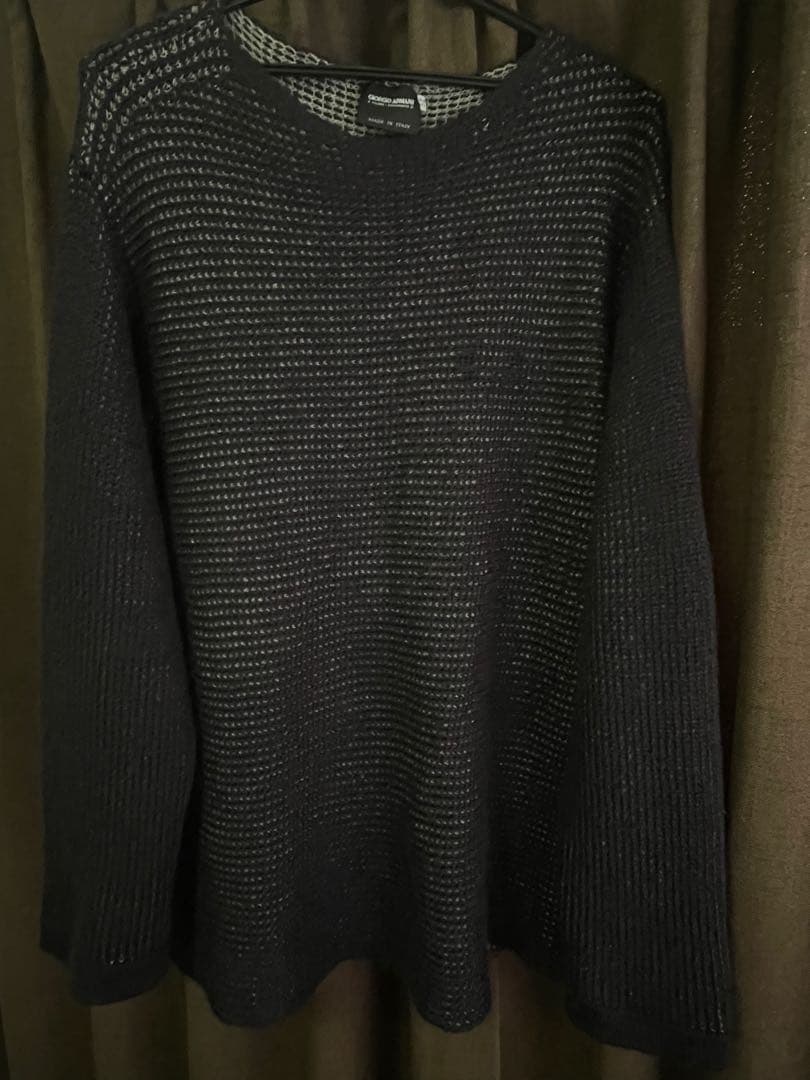 志*村様 Giorgio Armani モヘア　メッシュ　ニット BLCK FRIDAY SALE【即納】メッシュモヘアニット | KISHIKA