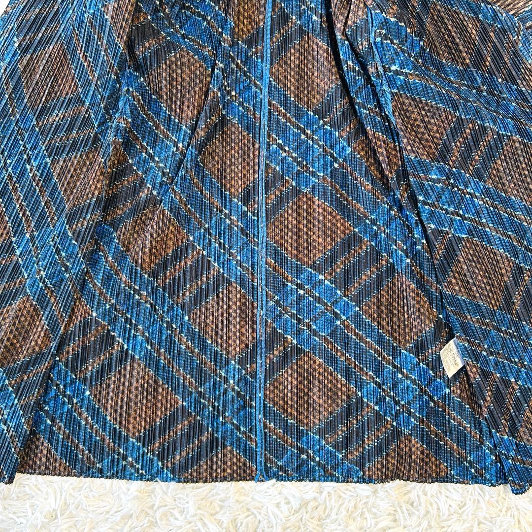 プリーツプリーズ ロングカーディガン バルーンスリーブ イッセイ