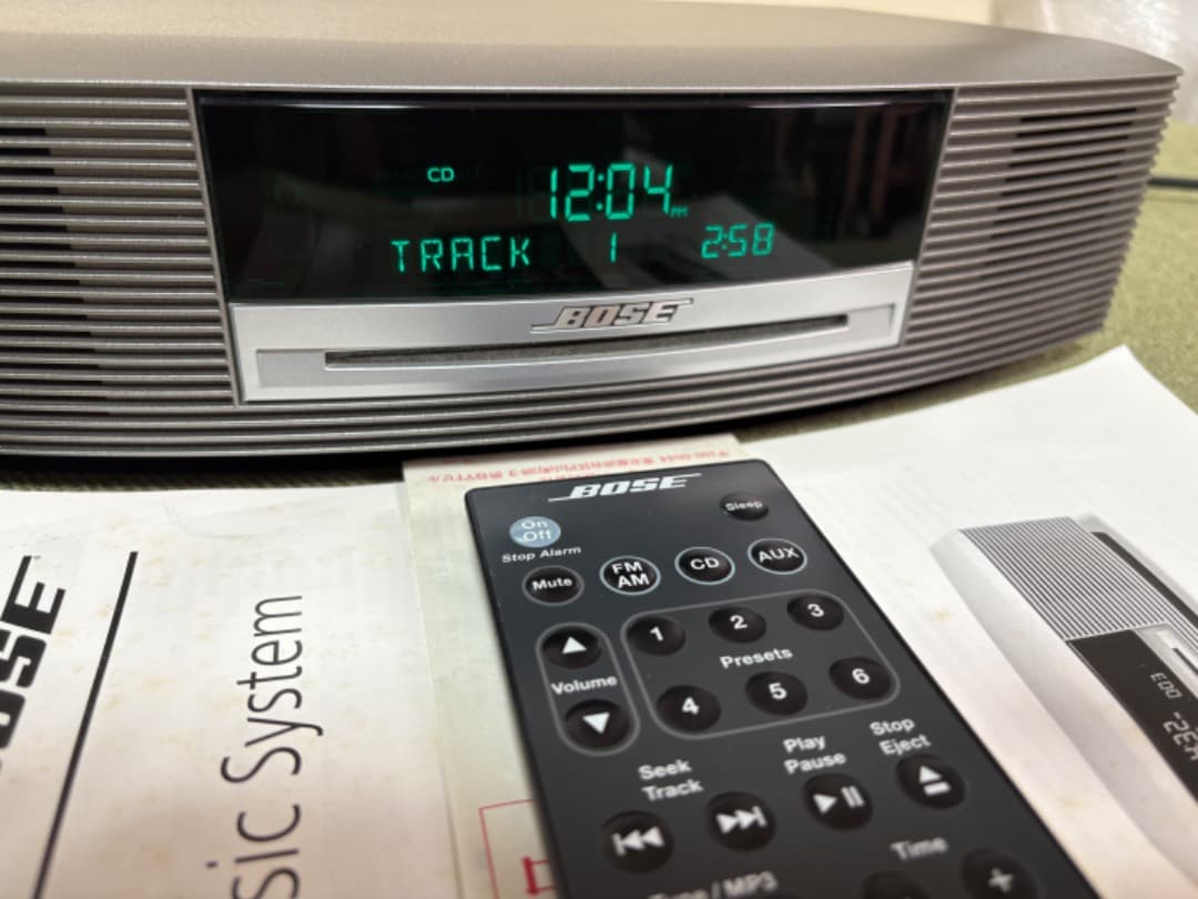 整備品』BOSE Wave Music System 本体 リモコン 取説 - ラジオ・コンポ