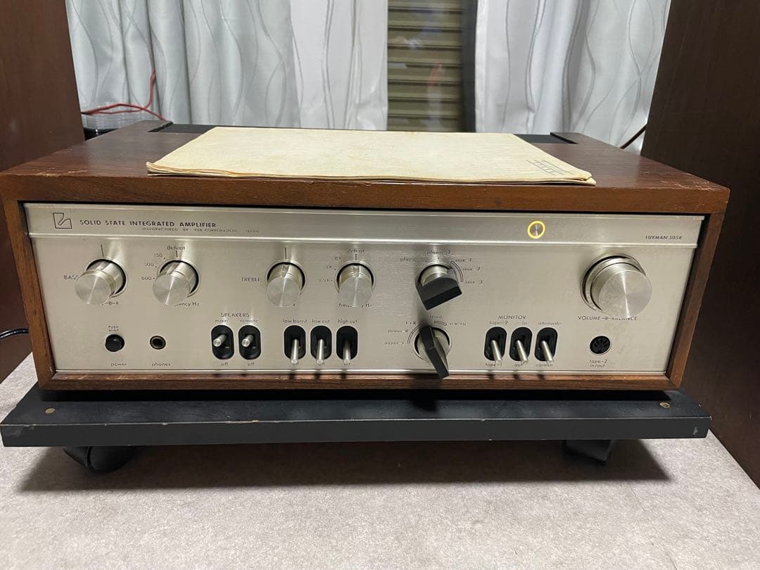 LUXMAN 505X ソリッドステートアンプ取り扱い説明書が有り Yahoo!オークション -「luxman 505x」の落札相場・落札価格