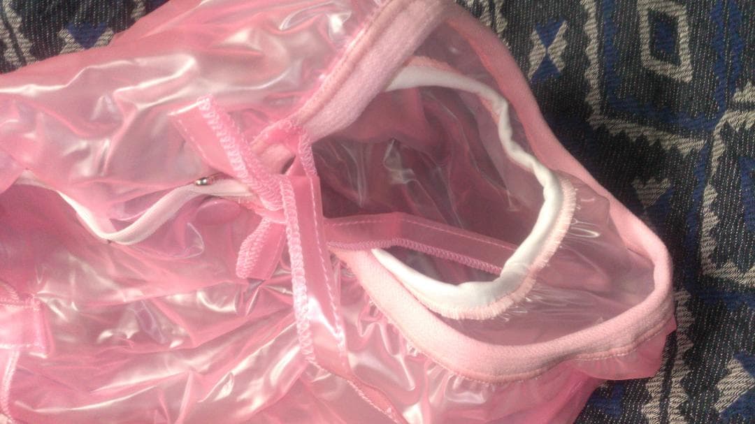 大人おむつカバー 各サイズ可 応相談 光沢ピンク塩化ビニール テカテカ