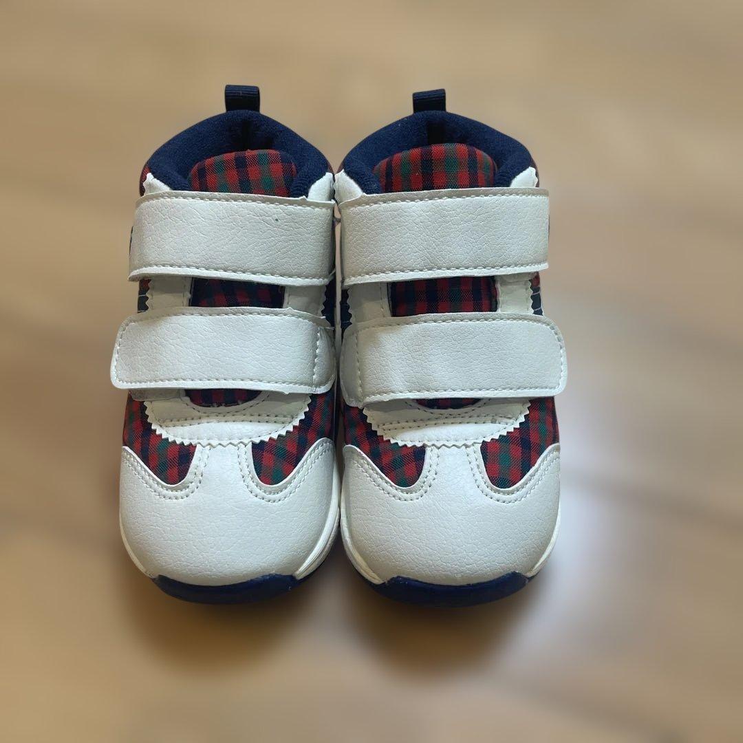 fh00_15様専用 familiar×asics 赤チェック 15センチ - メルカリ