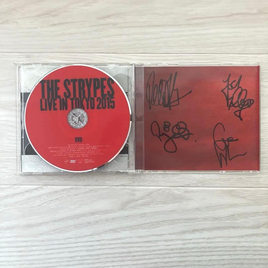 直筆サイン入り】ザストライプスlive in Tokyo2015 DVD付CD - メルカリ