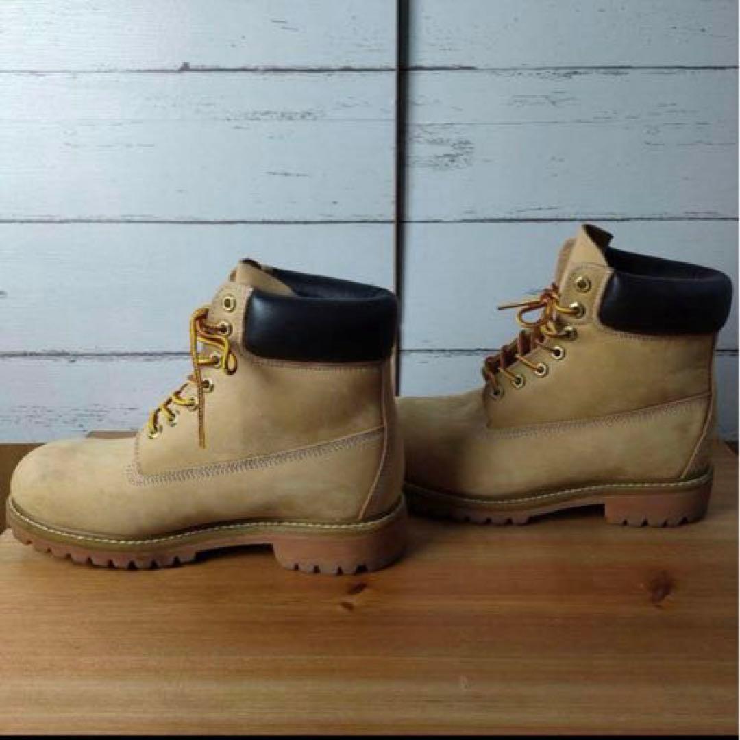 Hawkins ベージュ スエード ハイカットブーツ timberland風 - メルカリ