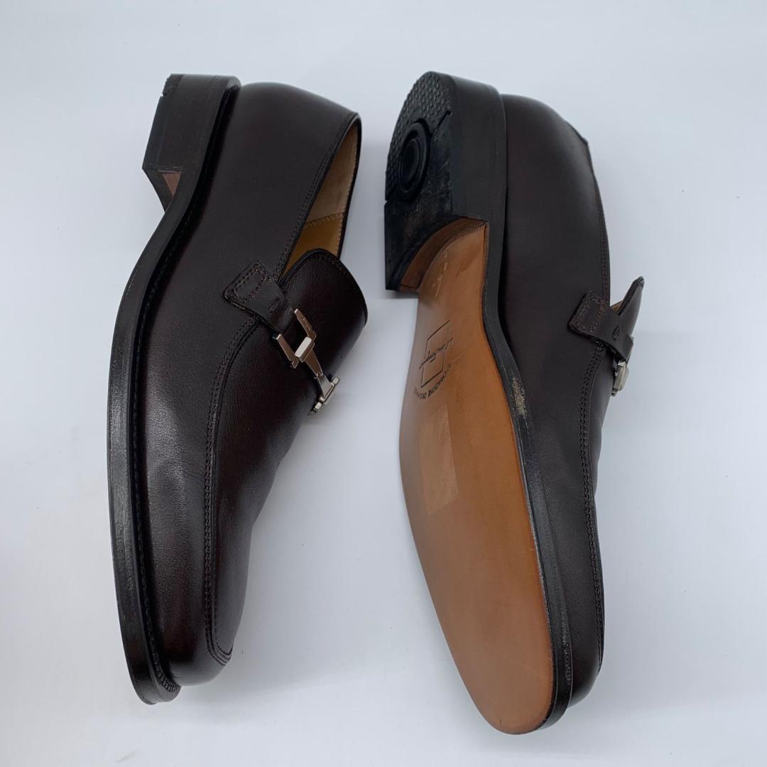 未使用級✨サルヴァトレーフェラガモ シューズ シルバー金具 26.5cm