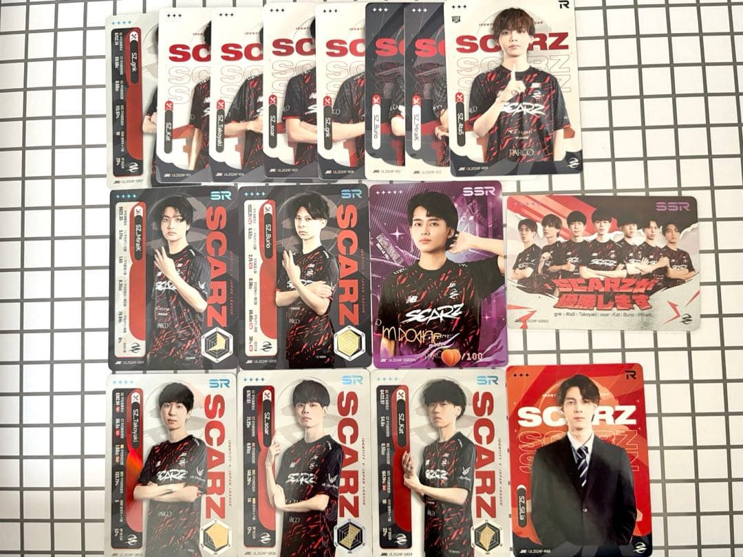 IJLカード　SCARZセット　mone 複製サイン入り　SSR もねいろ 第五人格 IJL カード SZ mone もねいろ SSR 2枚セット - メルカリ