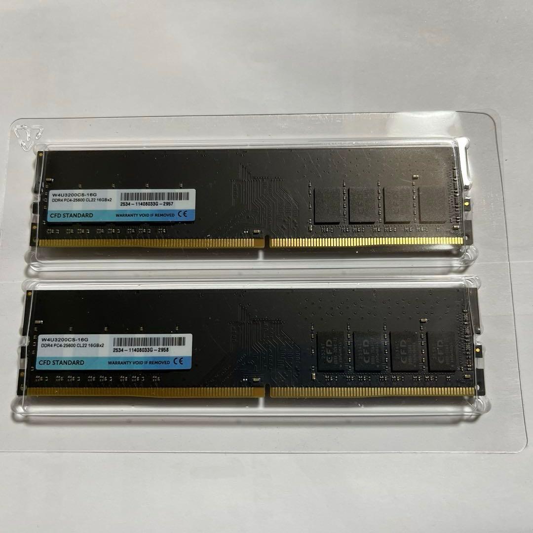 W4U3200CS-16G　DDR4 16GB×2枚セット CFD W4U3200CS-16G (16GB 2枚組) | パソコン工房【公式通販】