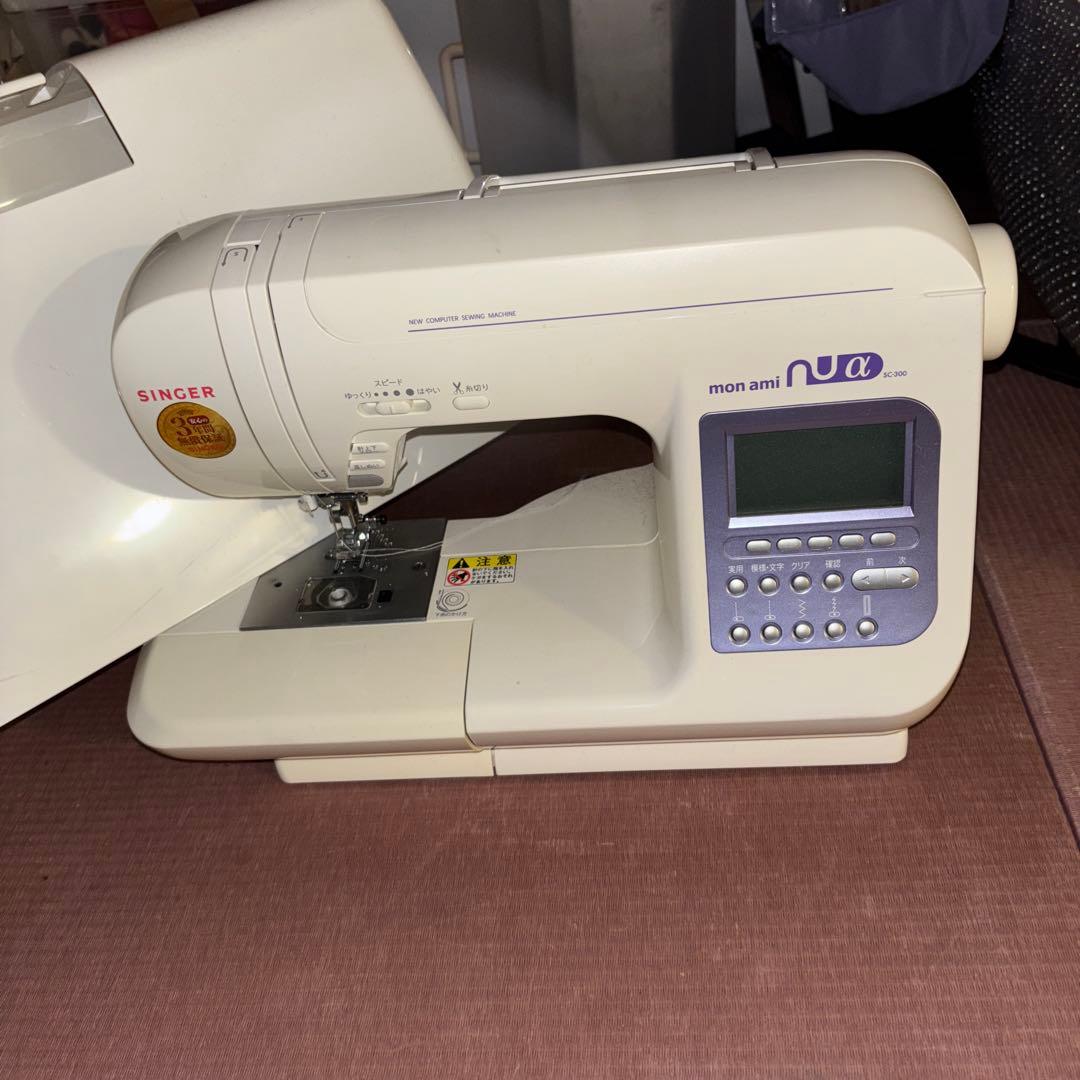 シンガーコンピュータミシン本体　モナミＳＣー300 売り切りに値引き最終価格 シンガーコンピュータミシン本体 モナミSCー300 売り切りに値引き