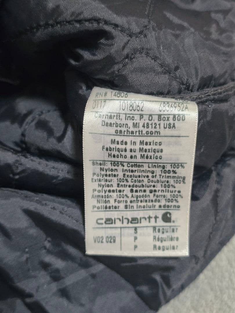 メシコ製 カーハート ダックベスト ネイビー V02 CMT フェード - メルカリ