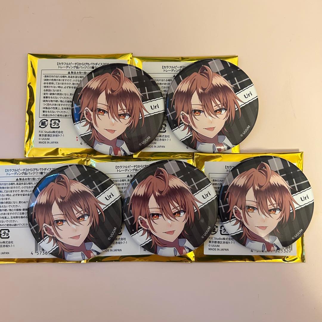 カラフルピーチ ぱらぴち 缶バッジ【うり】 - メルカリ