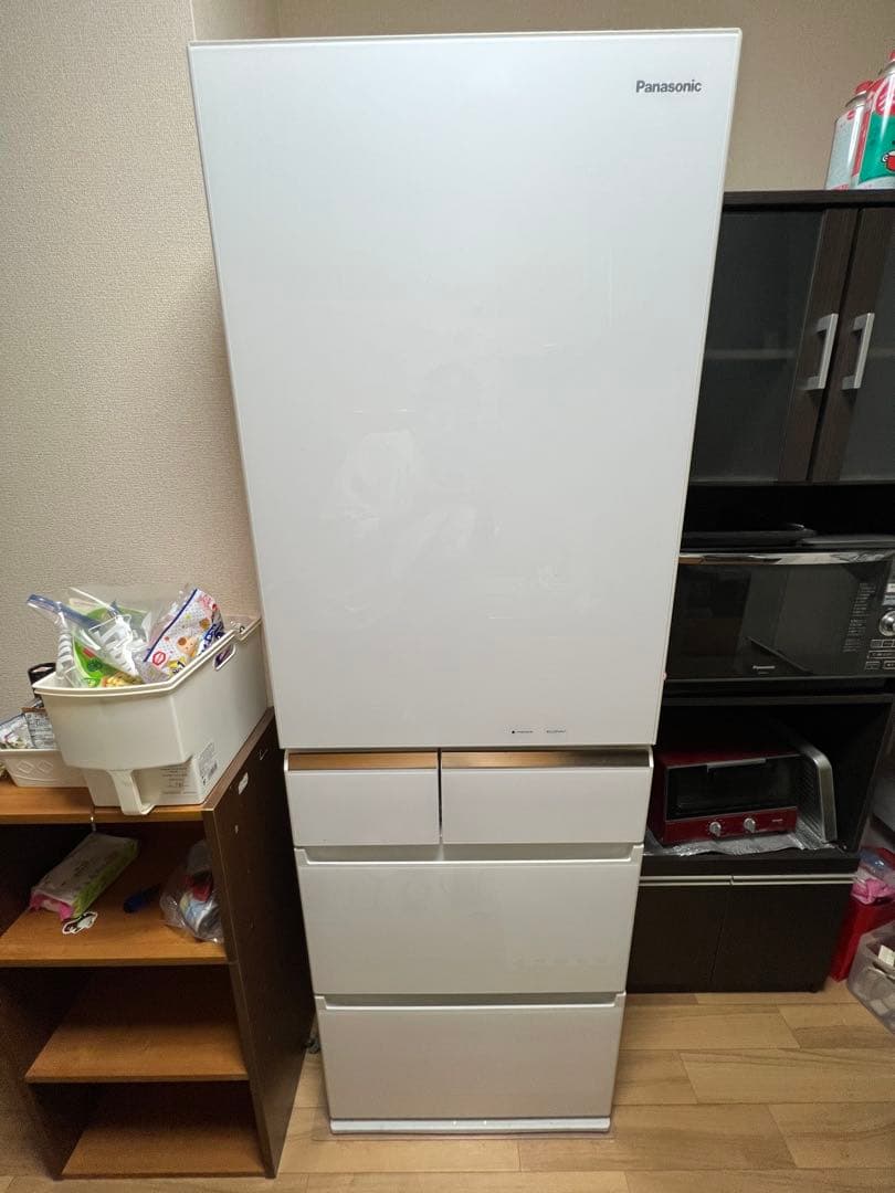 Panasonic 冷蔵庫 ホワイト - メルカリ