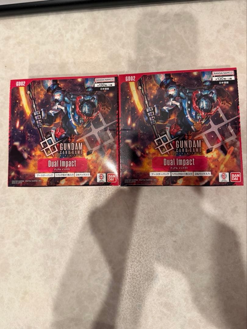 ガンダムカードゲーム Dual Impact［GD02］2BOXセット ガンダムカードゲーム ブースターパック Dual Impact[GD02]【2026年2月