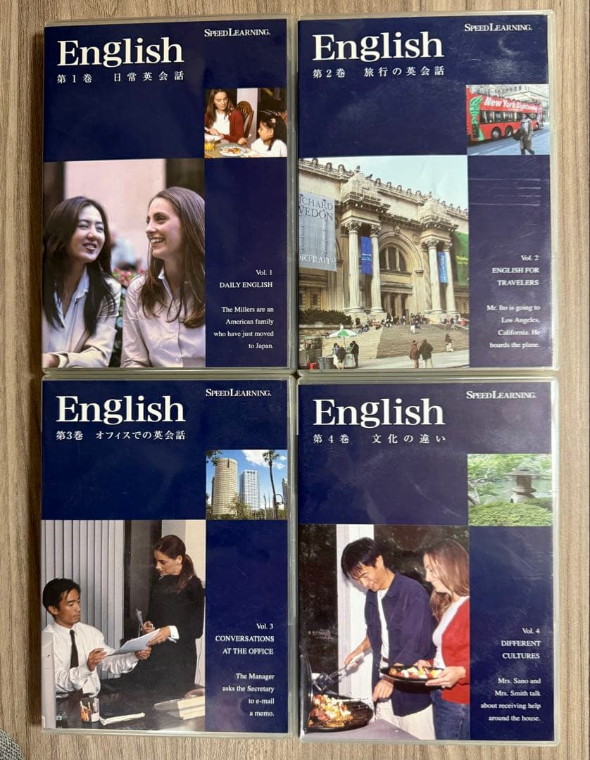 Speed Learning 英語学習 全48巻セット 新品] スピードラーニング 第1〜48巻 初級・中級・上級編 英会話 CD96