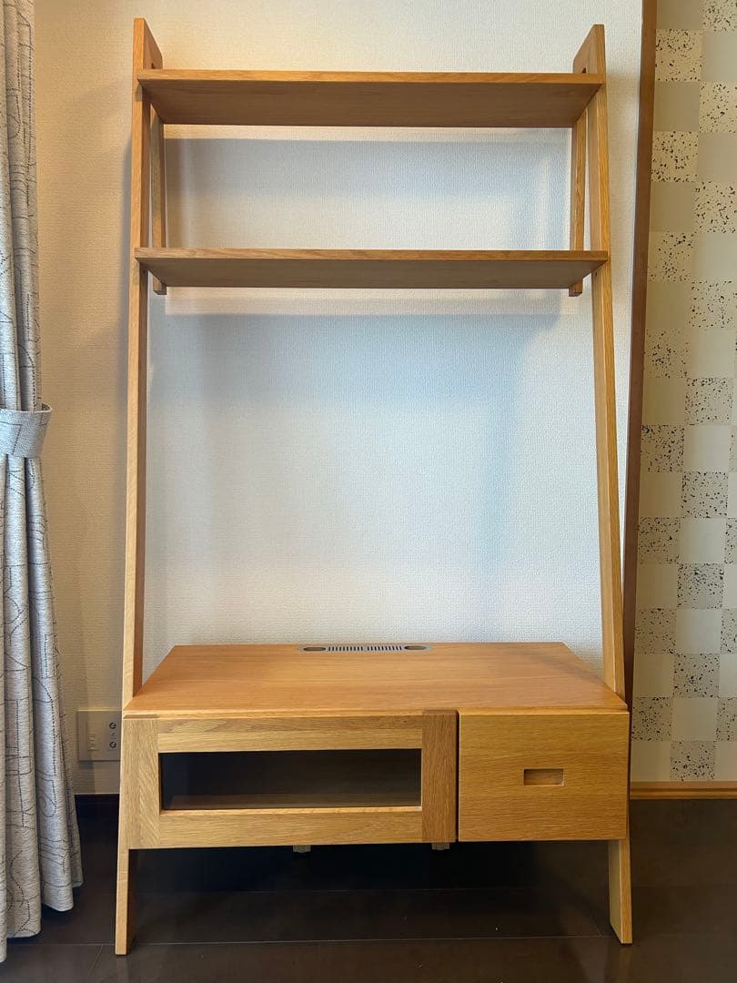 【高野木工】TVボード レイリア レイリア138TVボード OAK(W138×D41×H178.5cm)税込￥158,000 | 高野木工