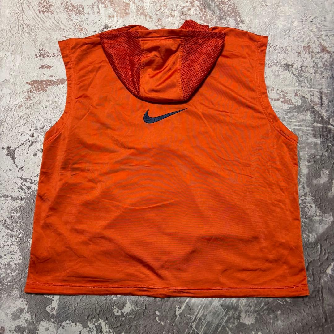 90's NIKE ナイキ ナイロン テックメッシュベスト オレンジ XL - メルカリ