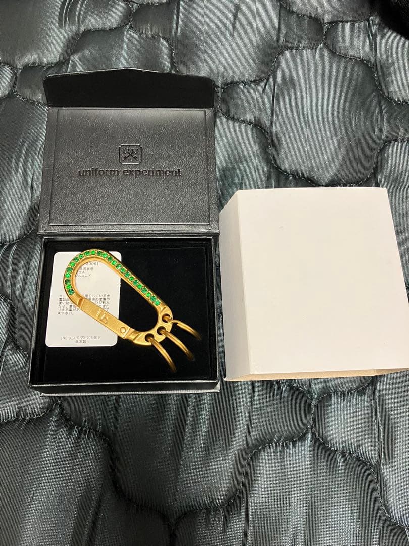 新品　uniform experiment ジルコニア カラビナ キーホルダー uniform experiment（ユニフォームエクスペリメント）の「ZIRCONIA