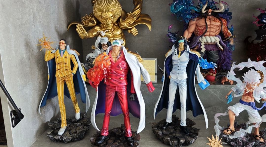 ワンピース 海軍 赤犬 青雉 黄猿 フィギュア ガレージキット - メルカリ