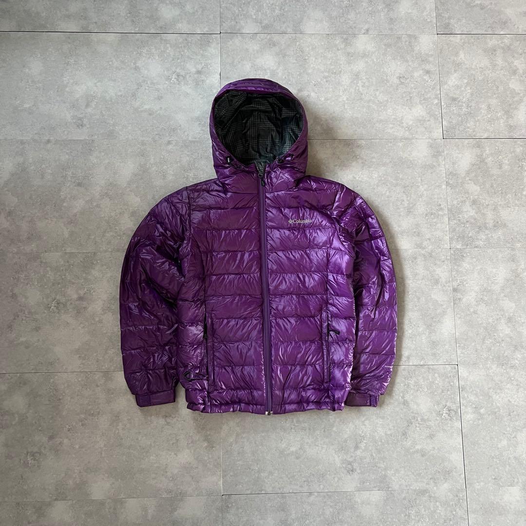 大人気❗️】極暖！columbia マウンテンパーカー ダウン パープル S