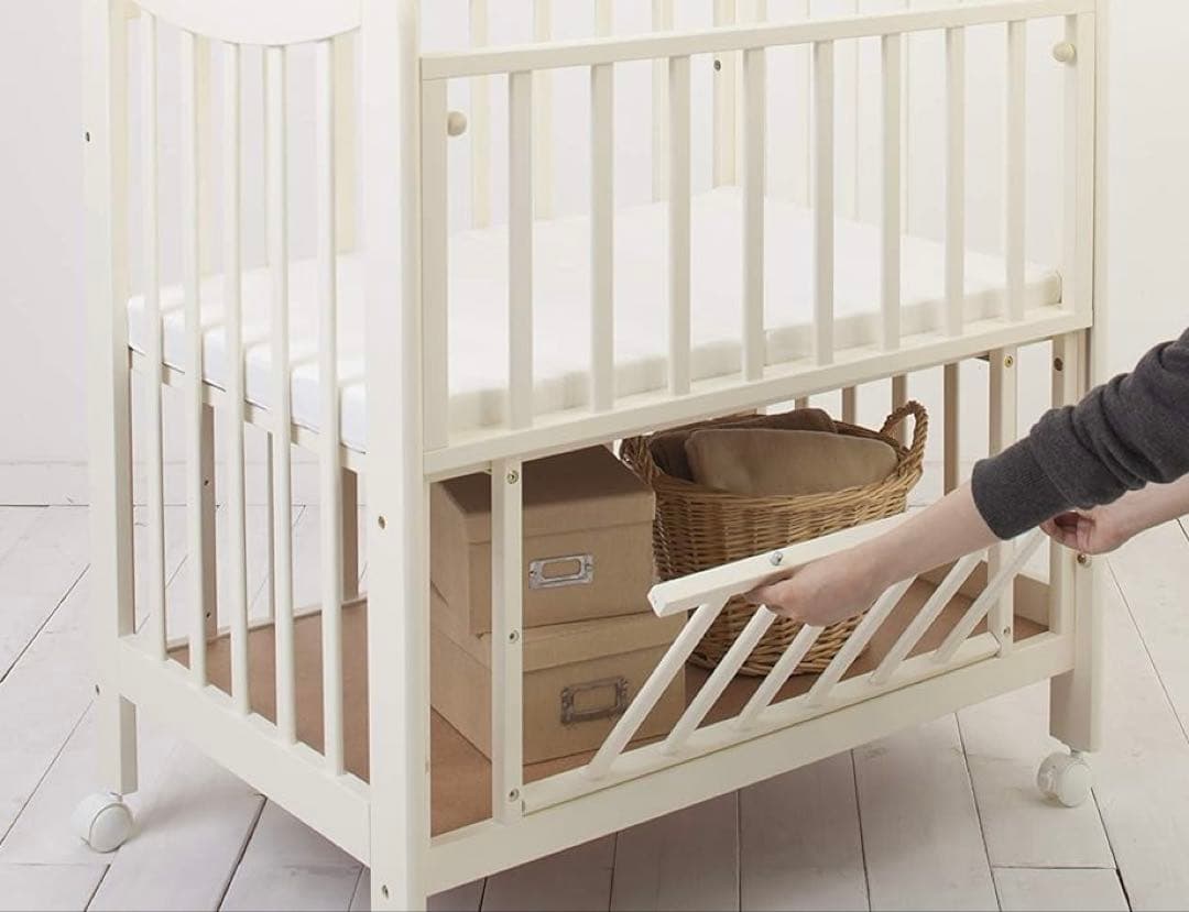 みはる様専用 KATOJI カトージ ベビーベッド プチバニラ 中古