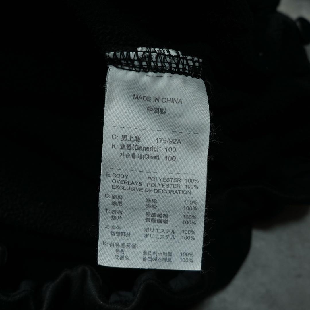 00s archive NIKE ハーフジップトップ 異素材 刺繍ロゴ y2k