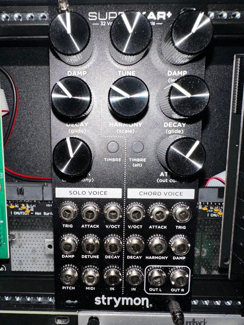 Strymon SuperKar+ ユーロラック モジュラーシンセ Strymon SuperKar+ ユーロラック ボイスモジュール 32 Voice String