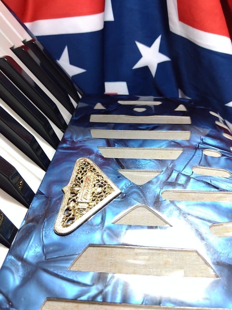 美品即演奏可）TAMBO SOPRANO アコーディオン 青【信頼の日本製】