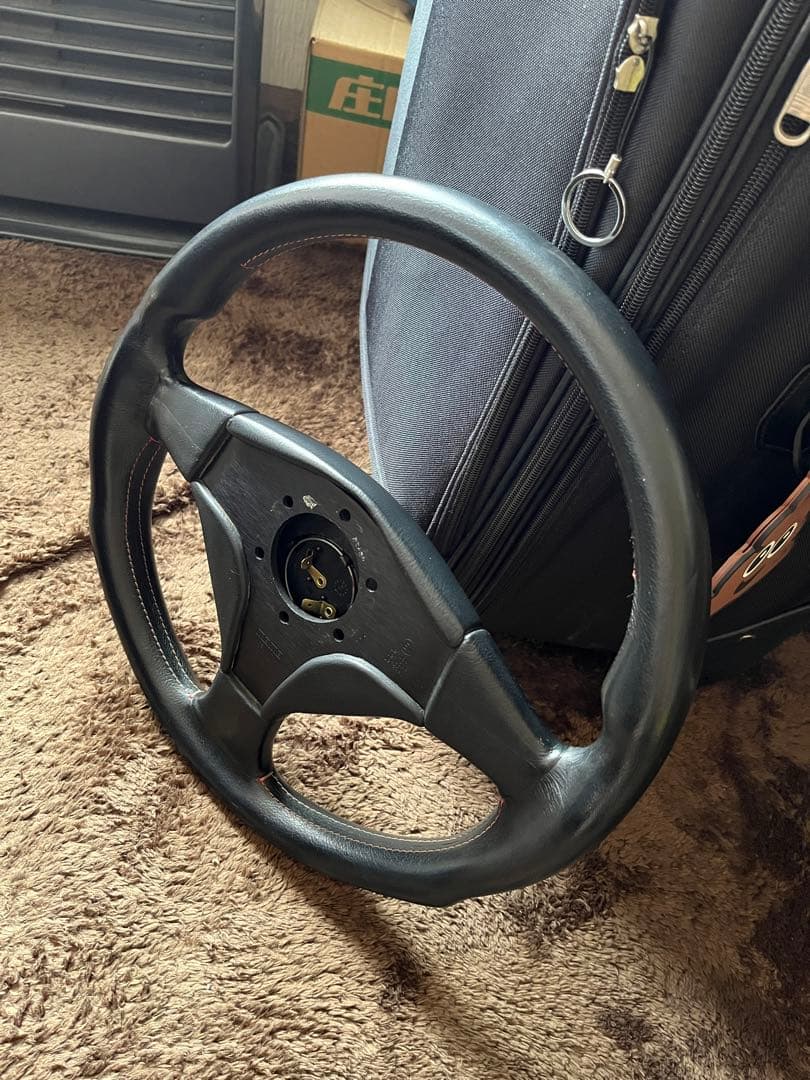三菱 ランエボⅢ純正 momoステアリング - メルカリ