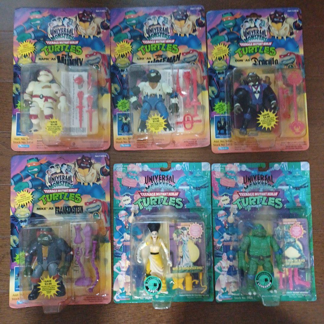「ユニバーサルモンスター　ミュータント・タートルズ」シリーズ　現地物6種類セット ユニバーサルモンスター ミュータント・タートルズ」シリーズ 現地物6
