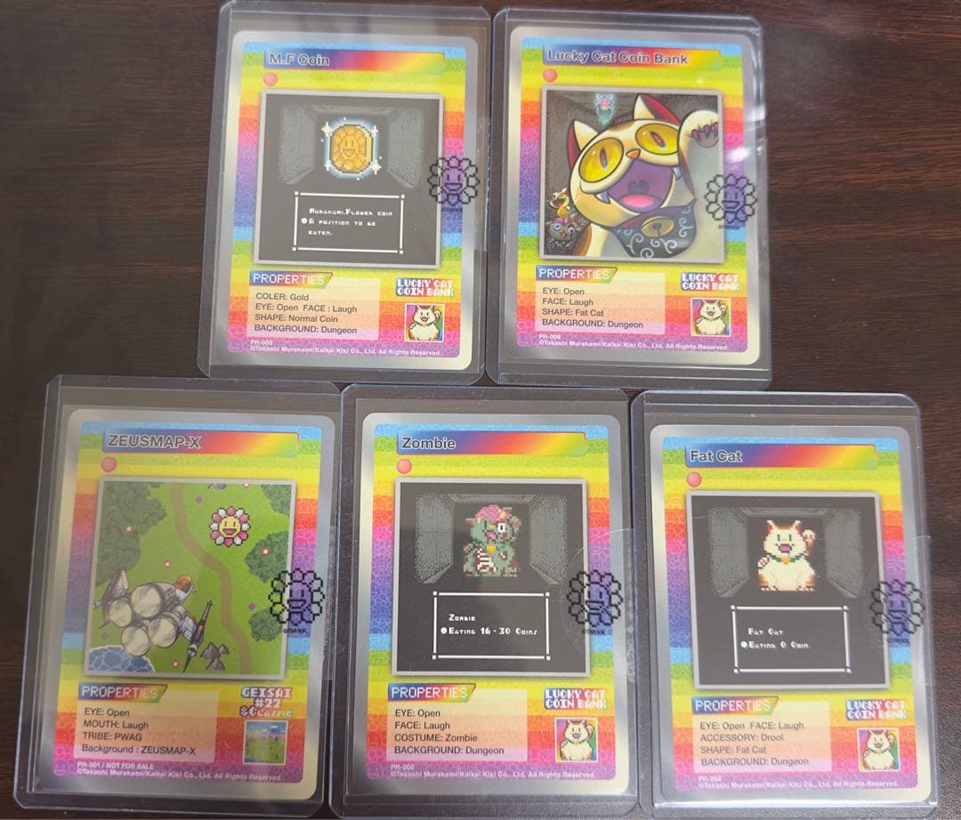 村上隆　サンフランシスコ展　プロモ 5枚セット 村上隆 サンフランシスコ展 プロモ 5枚セット 村上隆 サンフランシスコ