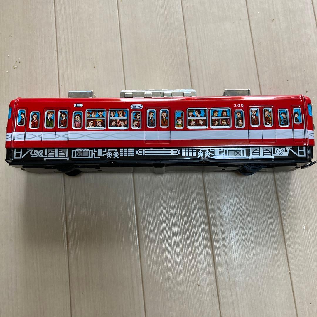 イチコー おもちゃ ブリキ 電車 レトロ 新宿 日本製 - メルカリ