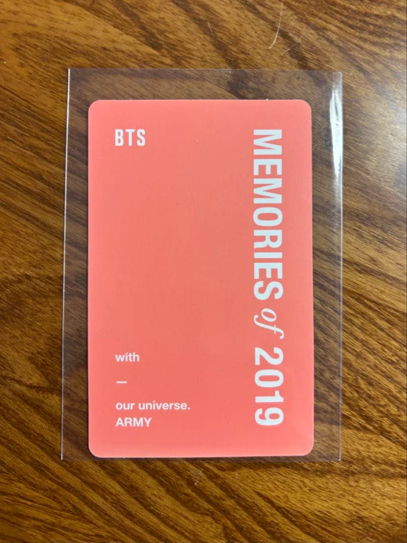 BTS バンタン MEMORIES OF 2019 SUGA ユンギ 封入トレカ - メルカリ