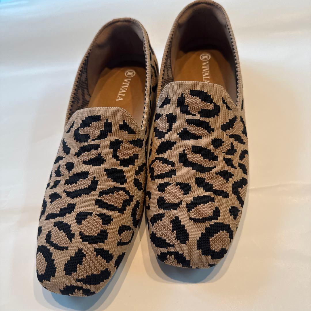 VIVAIA レオパード柄フラットシューズ 37.5 - メルカリ
