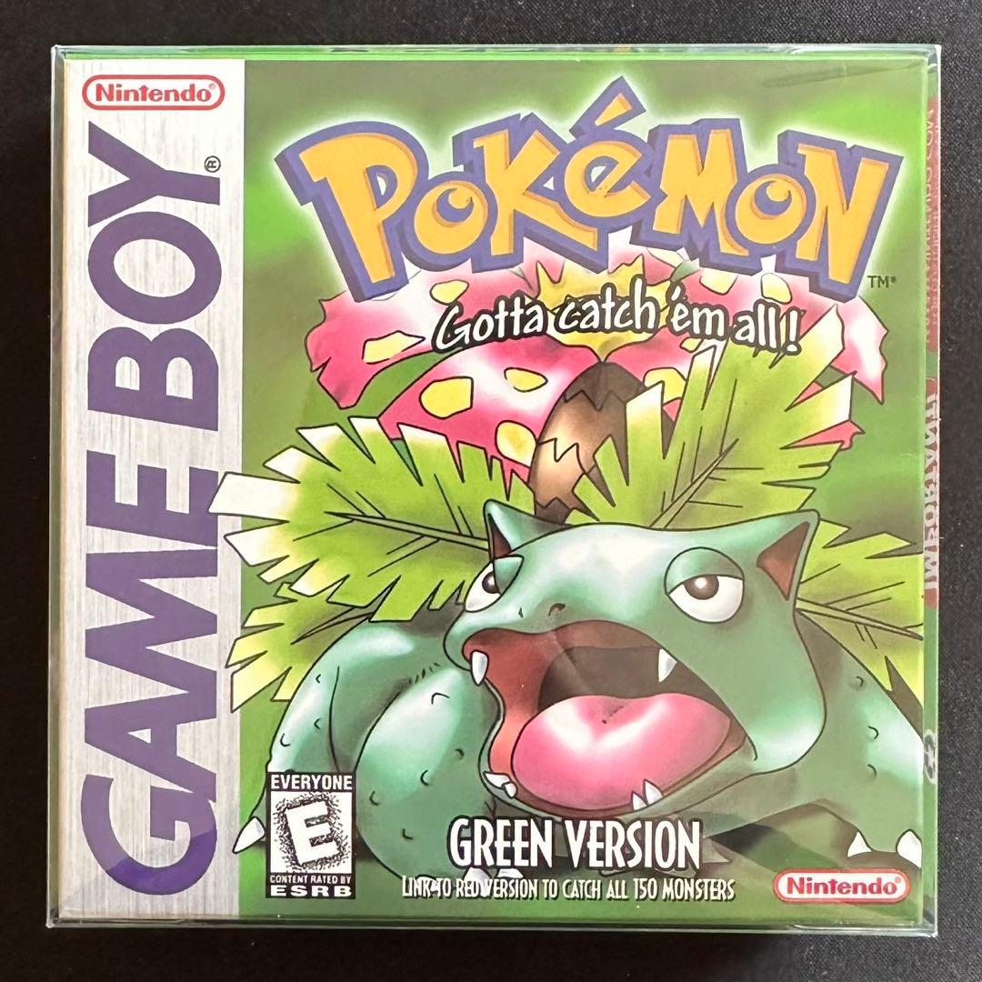GB【ポケモン 緑】海外版 未使用 GREEN VERSION ゲームボーイ - メルカリ