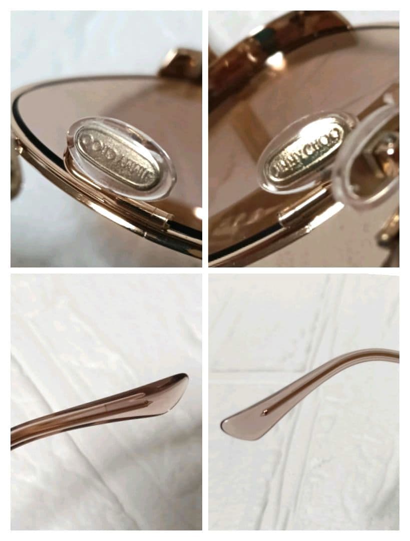 578【美品】JIMMY CHOO ジミーチュウ サングラス ラメフレーム - メルカリ