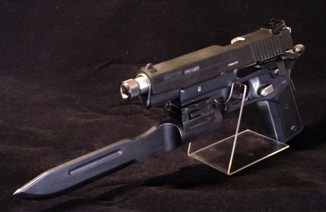 1個セット】ハンドガン用 銃剣 ヨルムンガンド風デザイン 組み立て