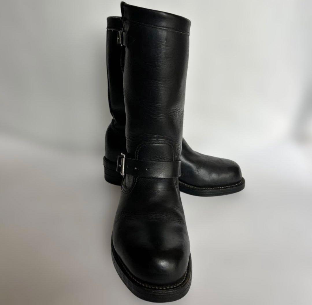 Chippewa ブラック エンジニアブーツ 6E - メルカリ
