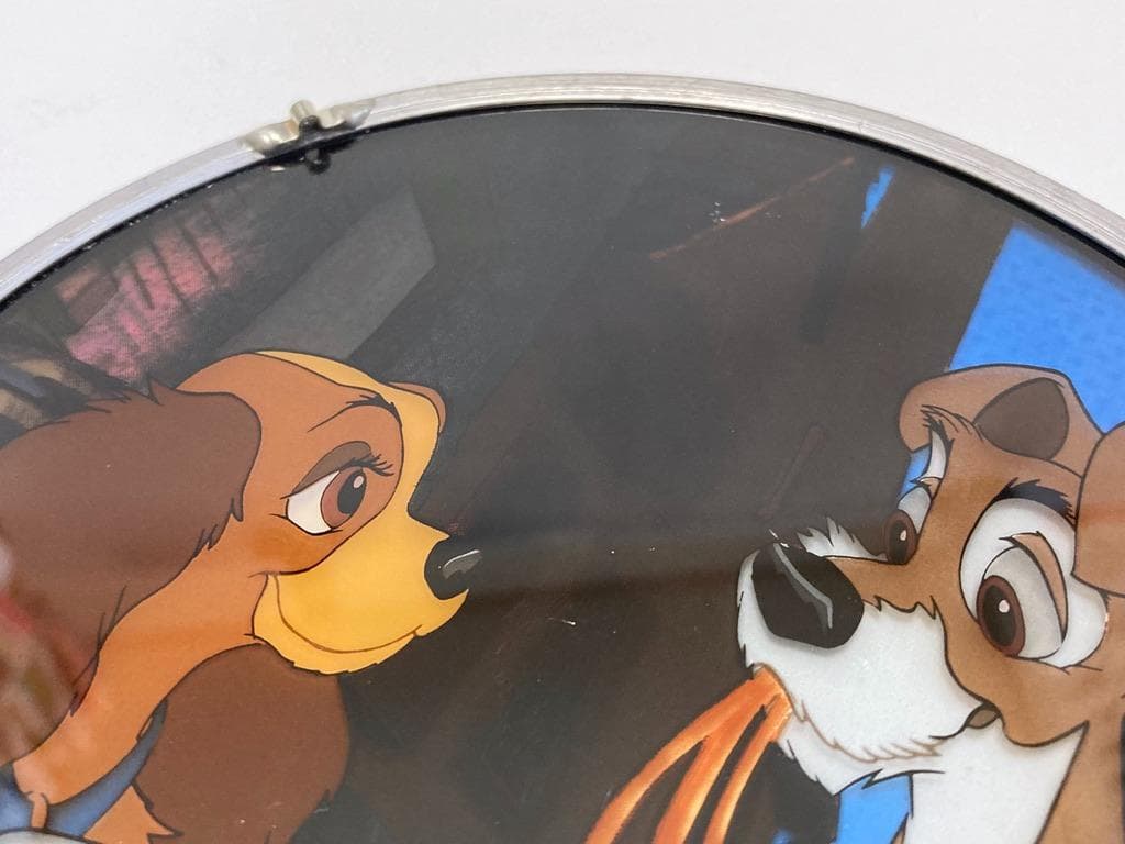 ☆貴重☆ わんわん物語 ステンドグラス グラスマスターズ 1990年代