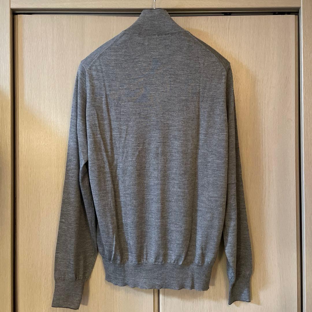 ①ブルネロクチネリ カシミヤシルク ダブルジップカーディガン